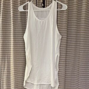 Lululemon White Sleeveless Tank Top